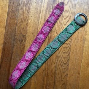 Reversible belt